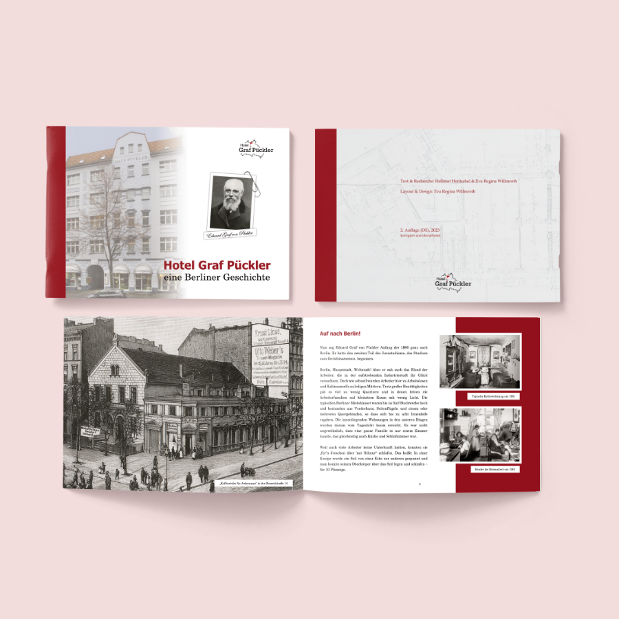 Broschüre/Booklet Geschichte des Hotels